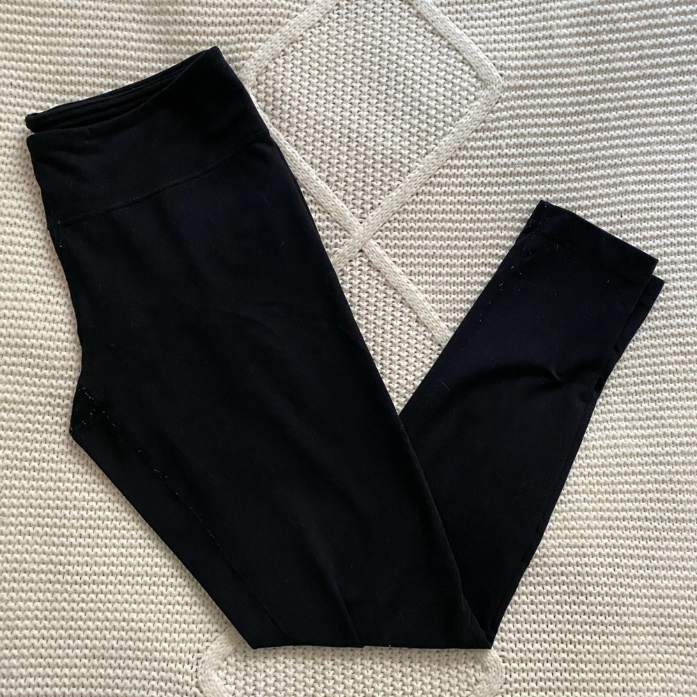 BLACK ZELLA COTTON LEGGINGS